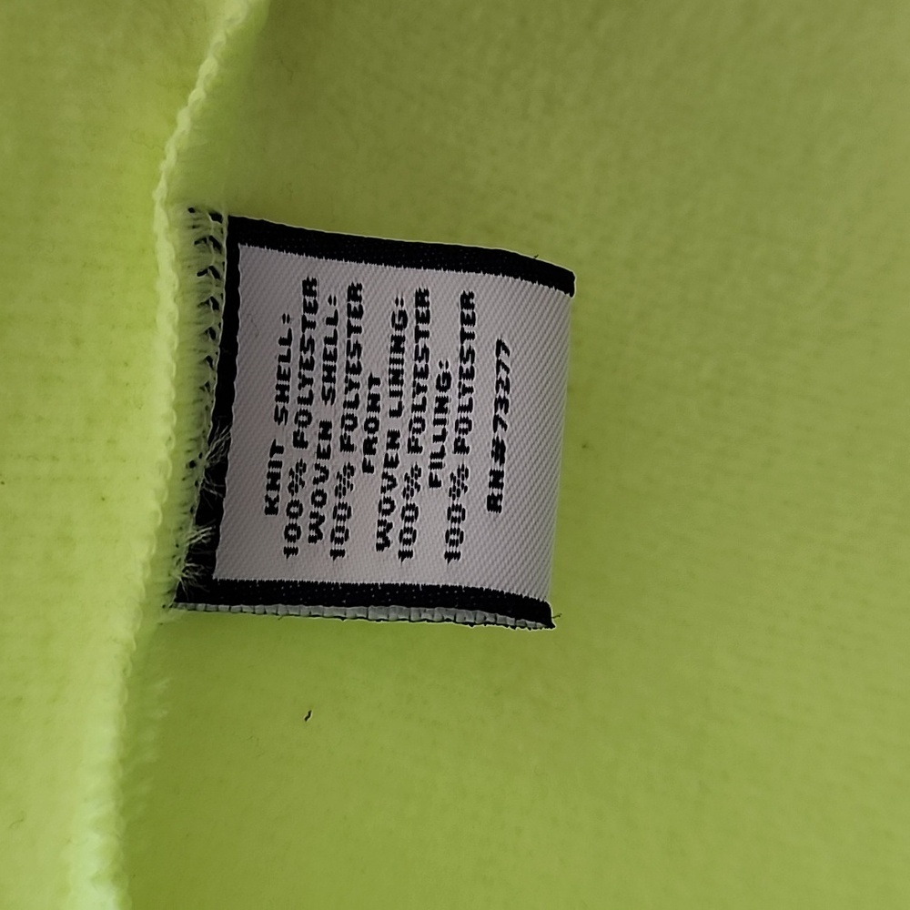 NEW Fila Women's Neon Yellow Quilted Vest / Size Medium - Picture 6 of 7